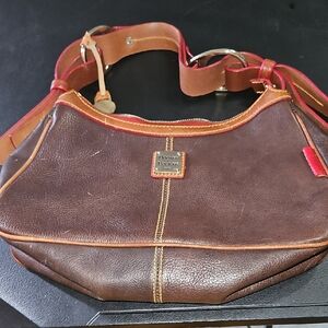Dooney & Bourke Brown Leather Crossbody Bag